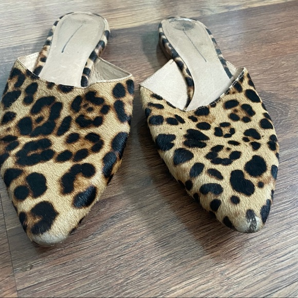 Madewell mule leopard slides women’s size 7 shoes animal print slip on spring - Picture 3 of 6